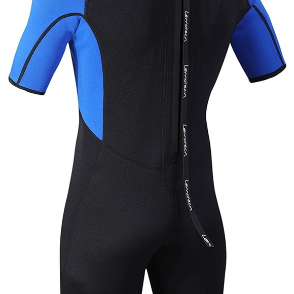 Adult 3mm Shorty Jumpsuit Wetsuit - Picture 4 of 9